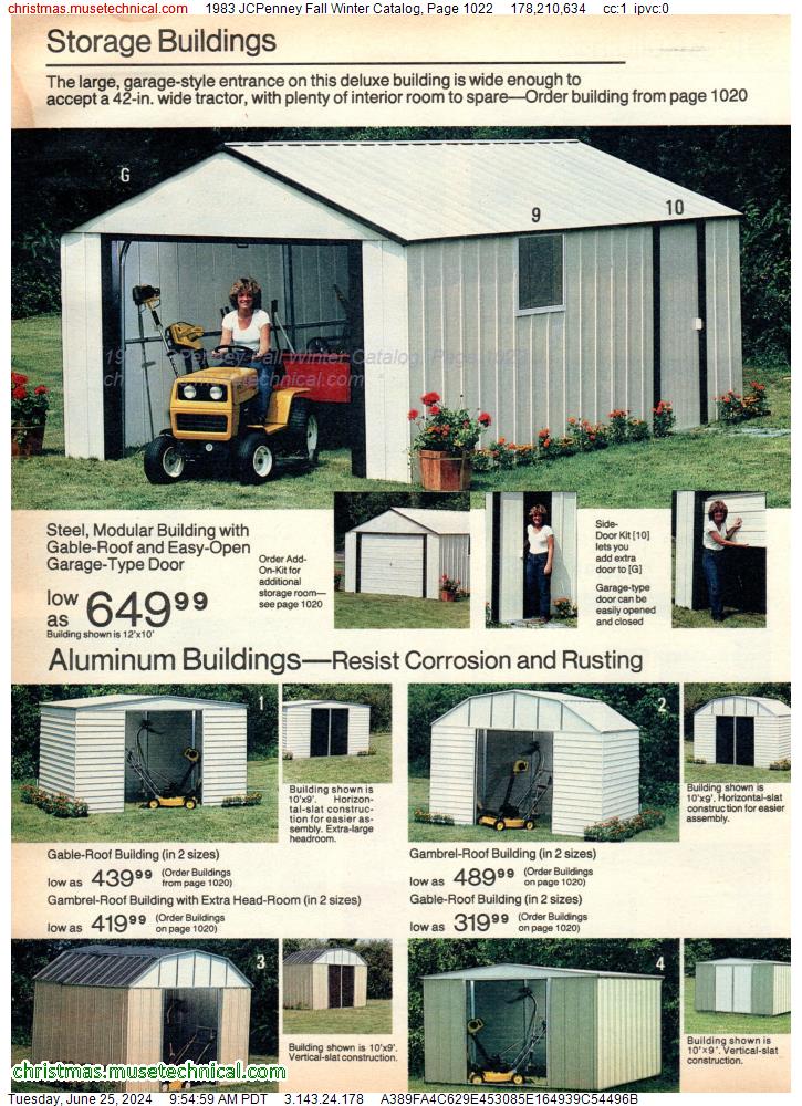 1983 JCPenney Fall Winter Catalog, Page 1022