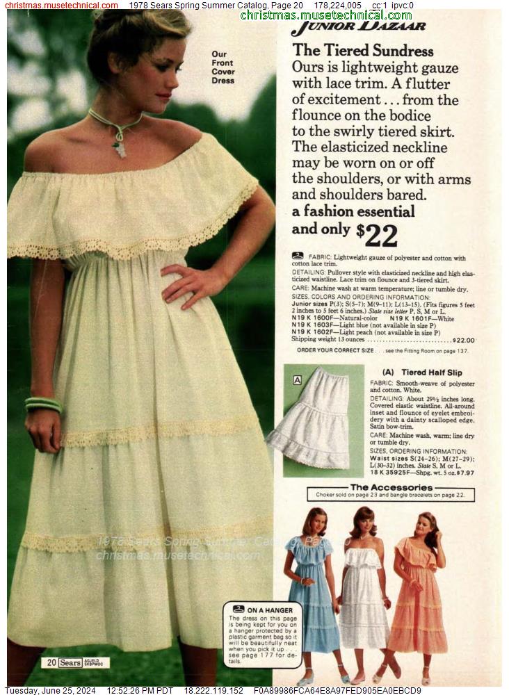 1978 Sears Spring Summer Catalog, Page 20