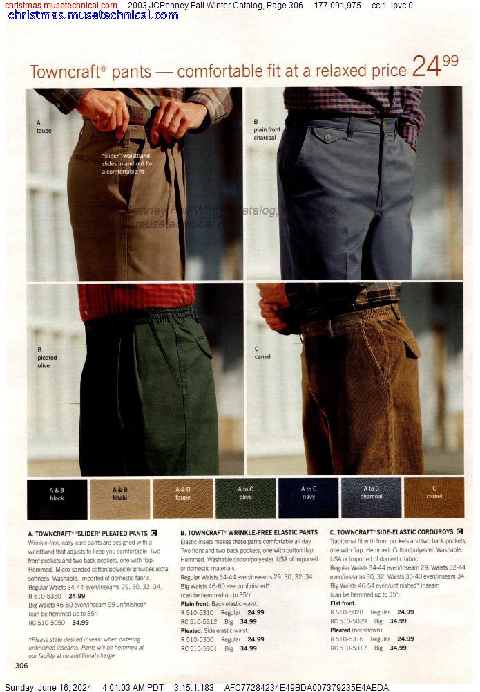 2003 JCPenney Fall Winter Catalog, Page 306