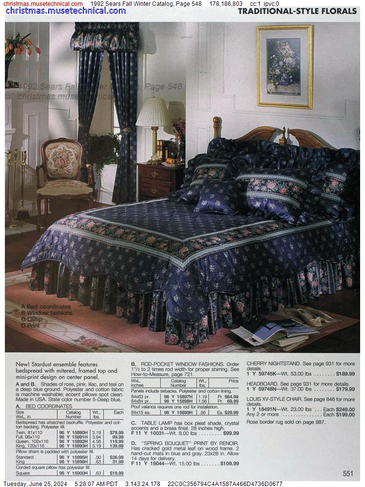1992 Sears Fall Winter Catalog, Page 548