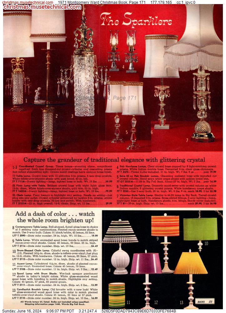 1971 Montgomery Ward Christmas Book, Page 171