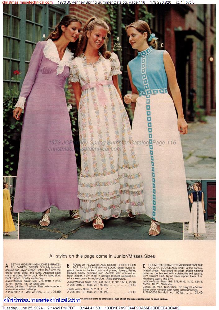 1973 JCPenney Spring Summer Catalog, Page 116