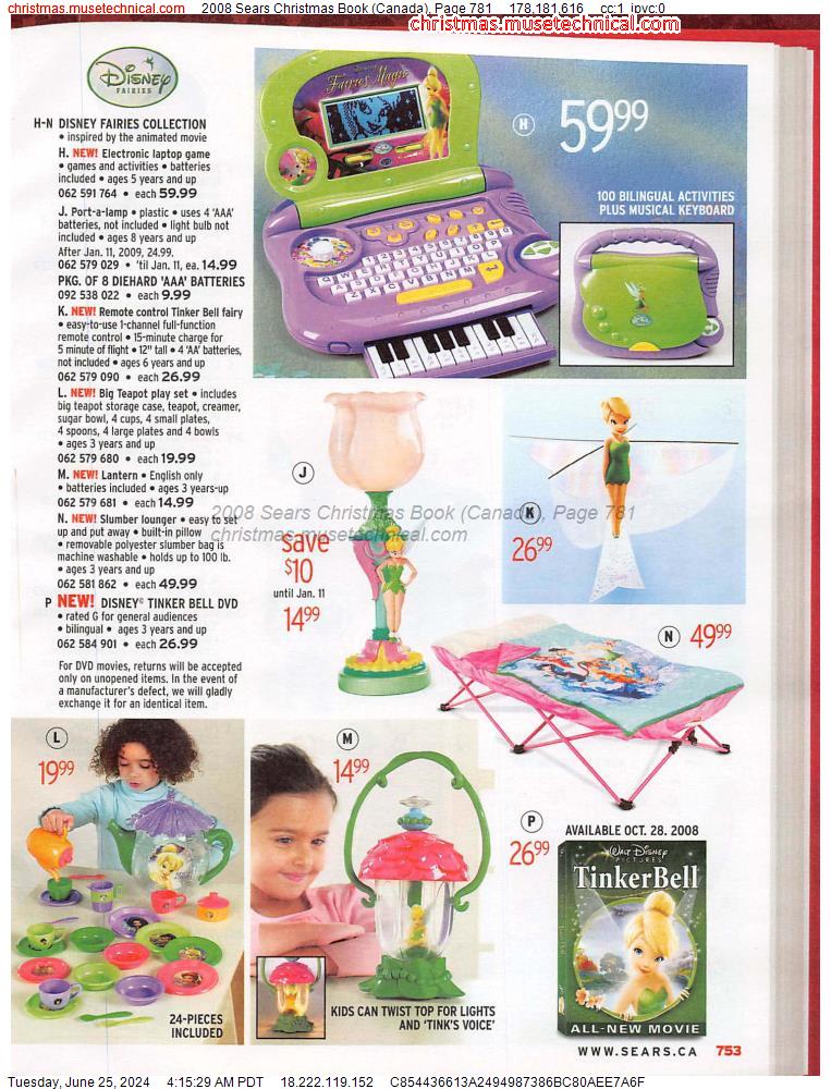 2008 Sears Christmas Book (Canada), Page 781