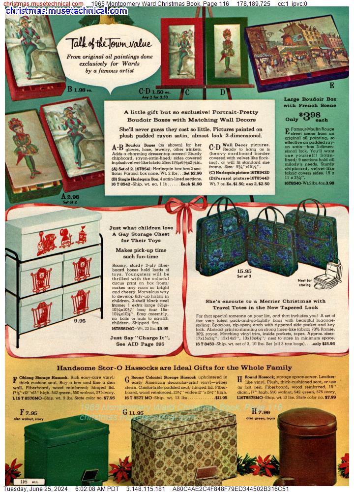 1965 Montgomery Ward Christmas Book, Page 116