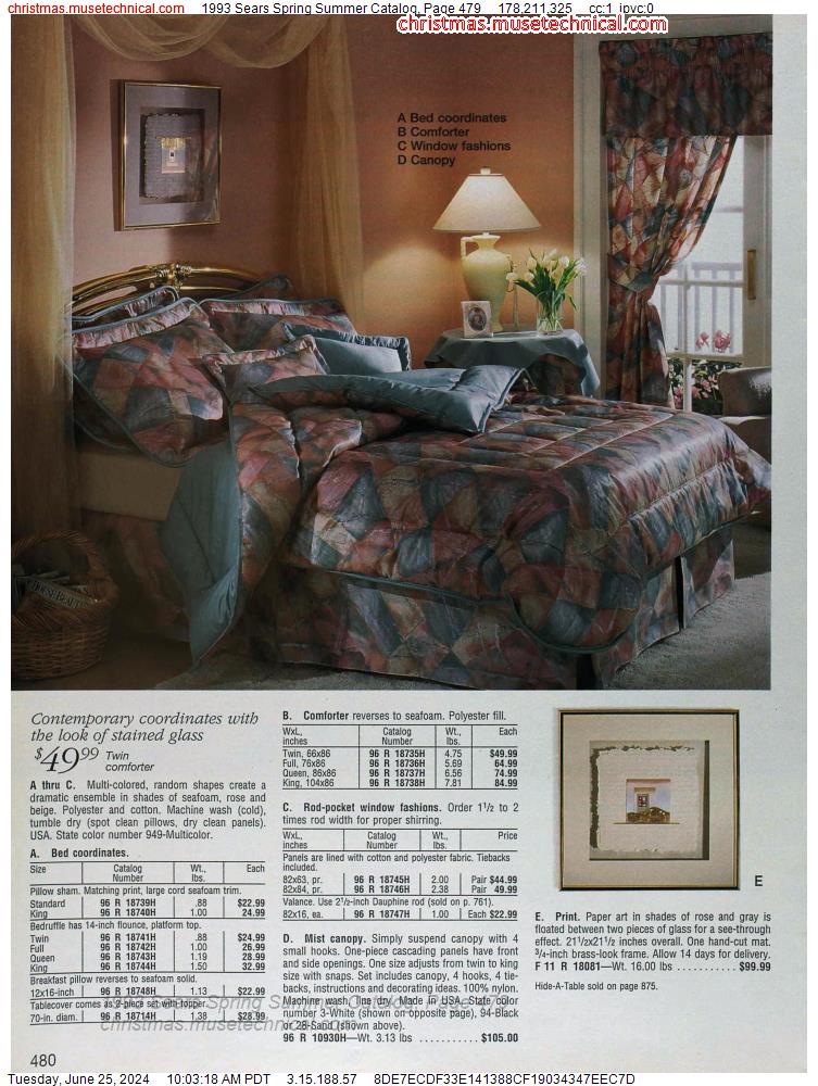 1993 Sears Spring Summer Catalog, Page 479