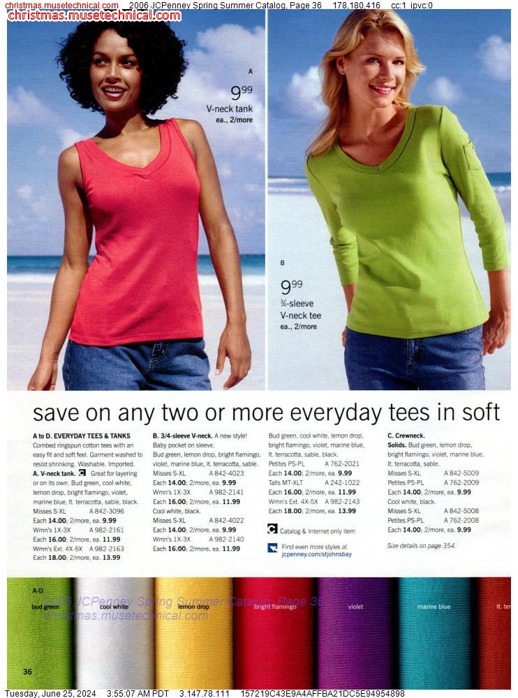 2006 JCPenney Spring Summer Catalog, Page 36