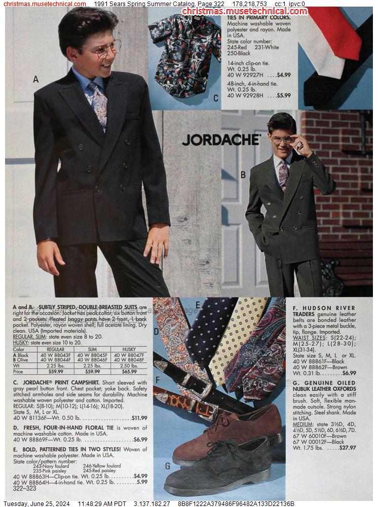 1991 Sears Spring Summer Catalog, Page 322