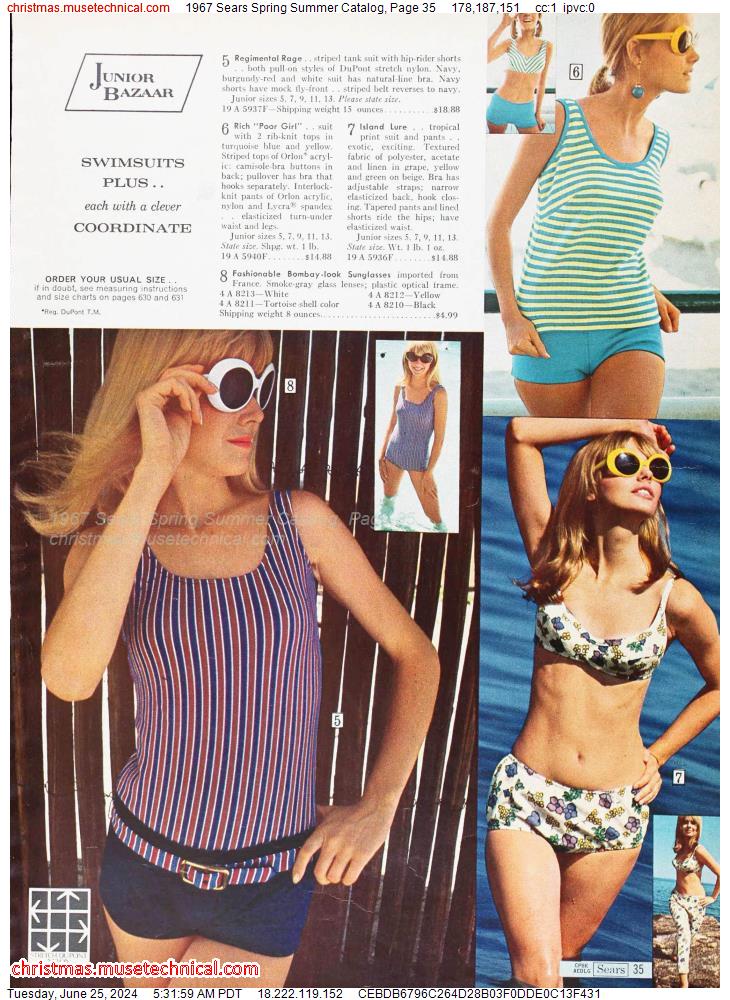 1967 Sears Spring Summer Catalog, Page 35