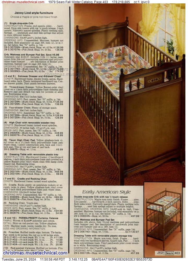 1979 Sears Fall Winter Catalog, Page 403