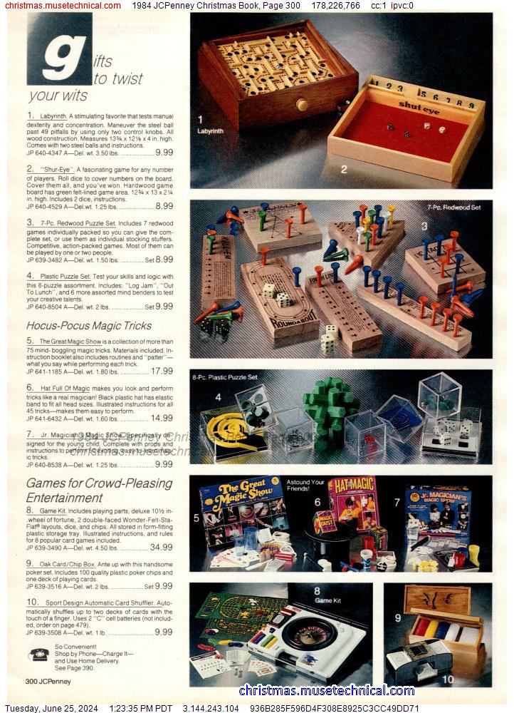 1984 JCPenney Christmas Book, Page 300