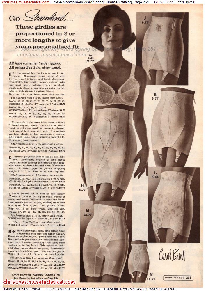 1966 Montgomery Ward Spring Summer Catalog, Page 261