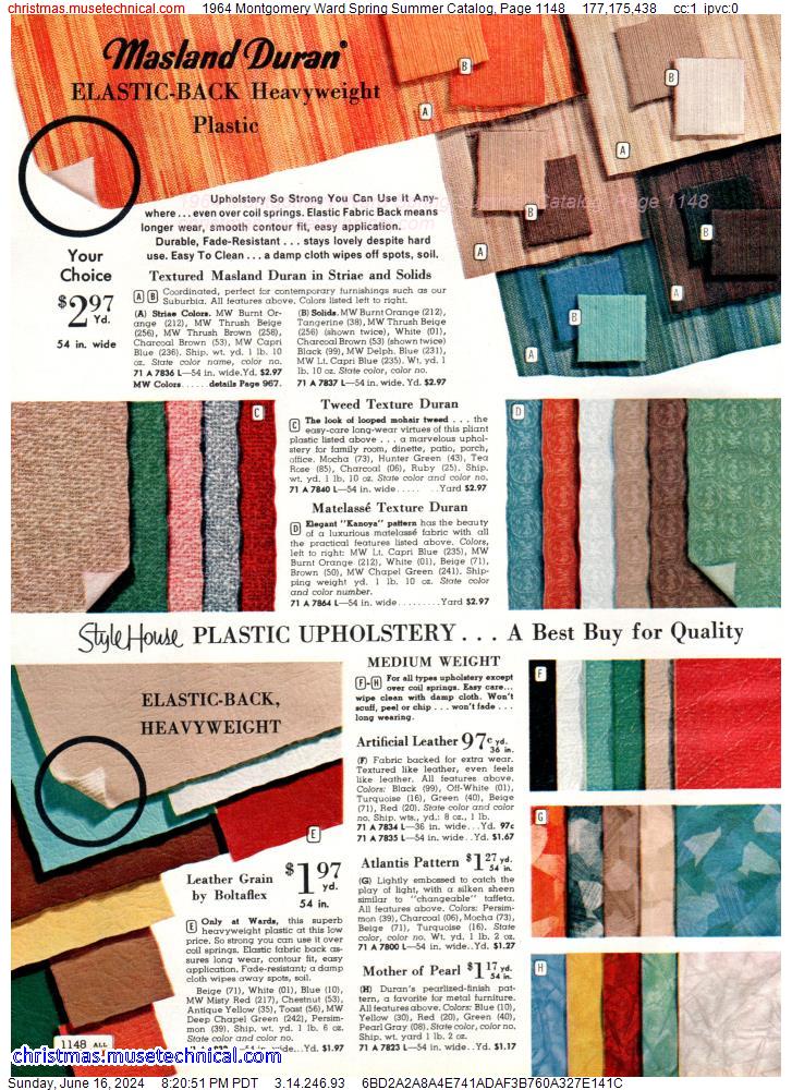 1964 Montgomery Ward Spring Summer Catalog, Page 1148