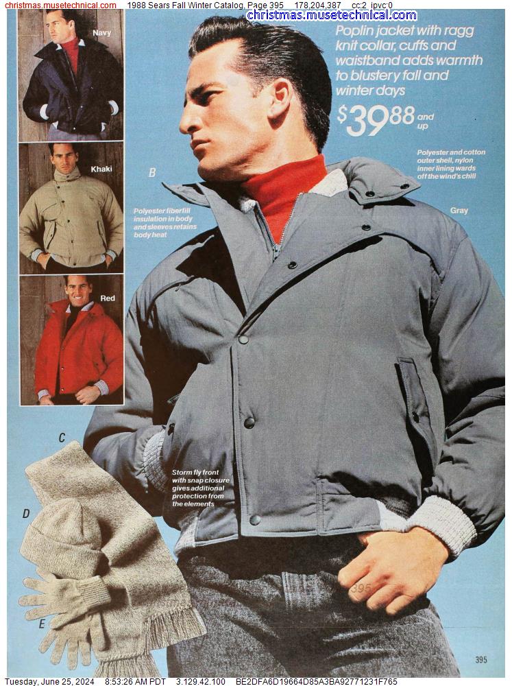 1988 Sears Fall Winter Catalog, Page 395