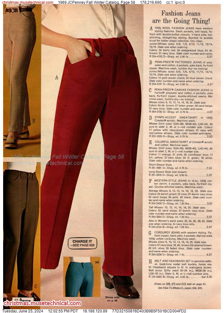 1969 JCPenney Fall Winter Catalog, Page 58