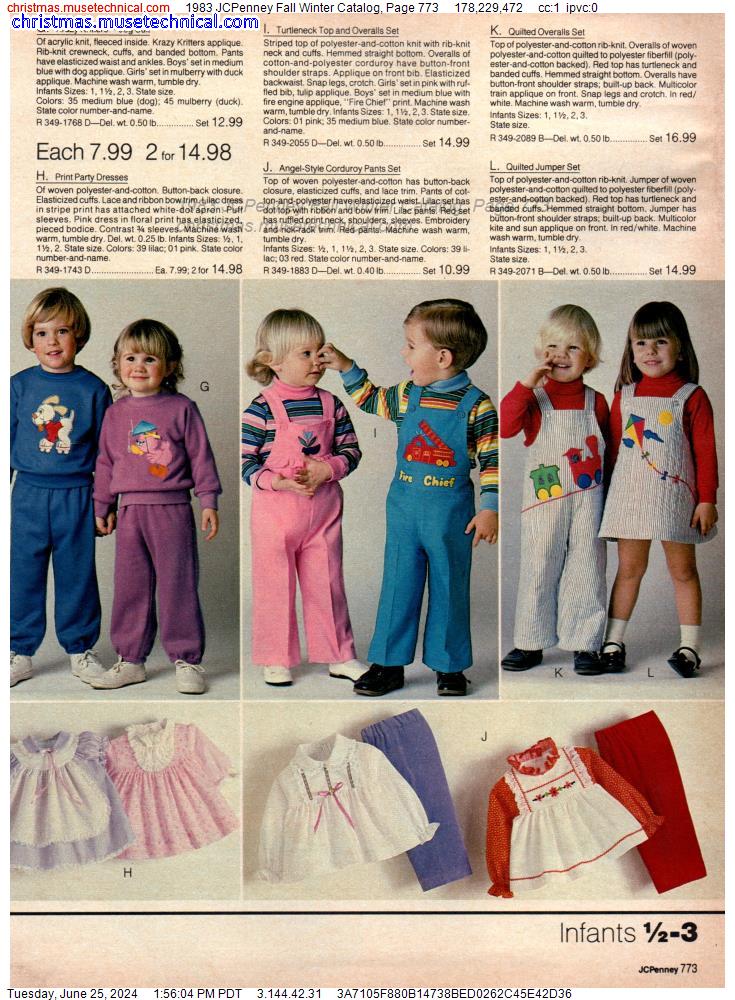 1983 JCPenney Fall Winter Catalog, Page 773