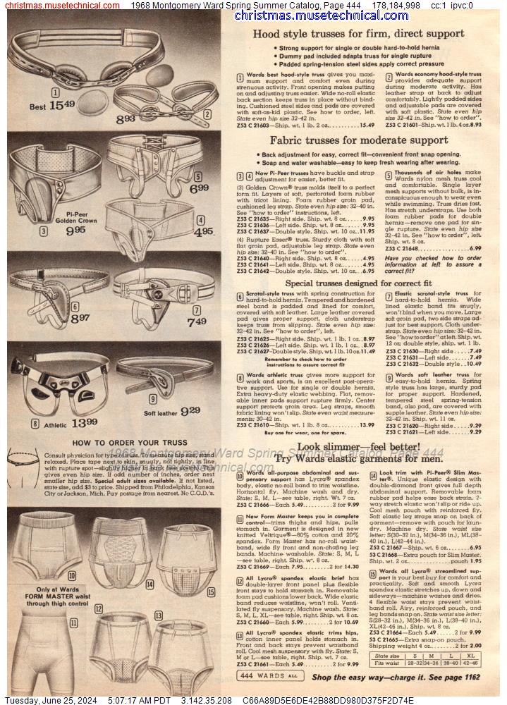 1968 Montgomery Ward Spring Summer Catalog, Page 444