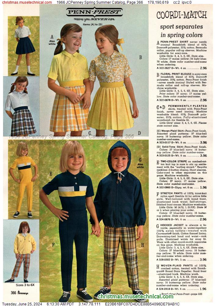 1966 JCPenney Spring Summer Catalog, Page 366