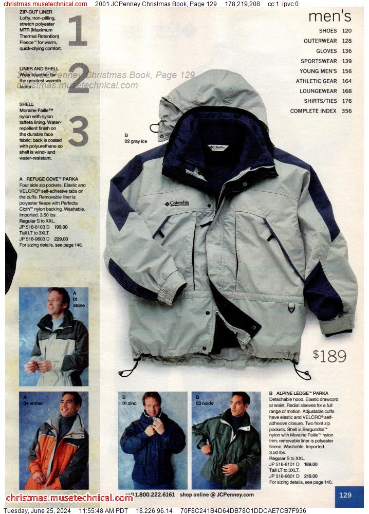 2001 JCPenney Christmas Book, Page 129