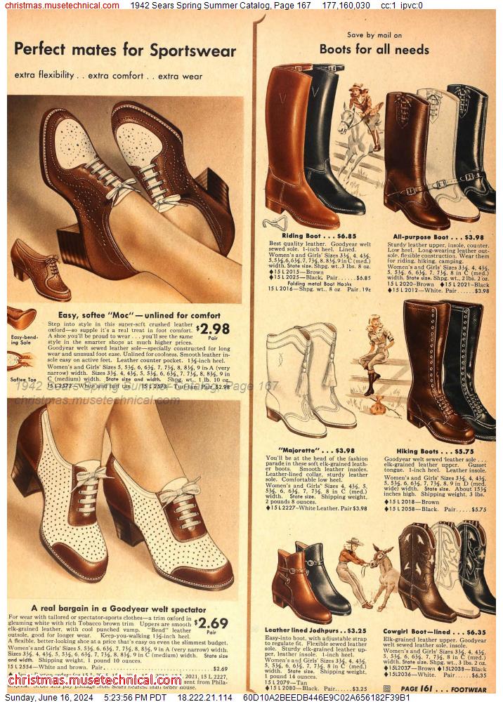 1942 Sears Spring Summer Catalog, Page 167