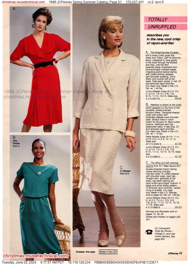 1986 JCPenney Spring Summer Catalog, Page 51