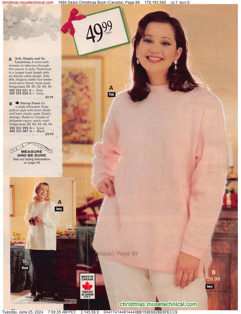 1994 Sears Christmas Book (Canada), Page 88
