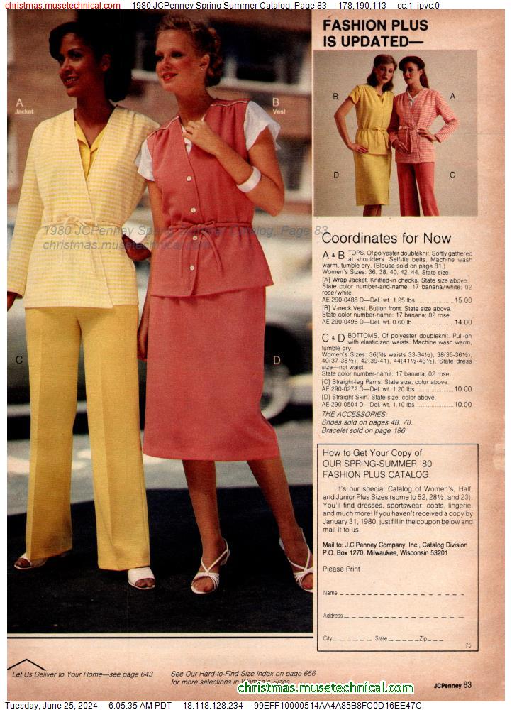 1980 JCPenney Spring Summer Catalog, Page 83