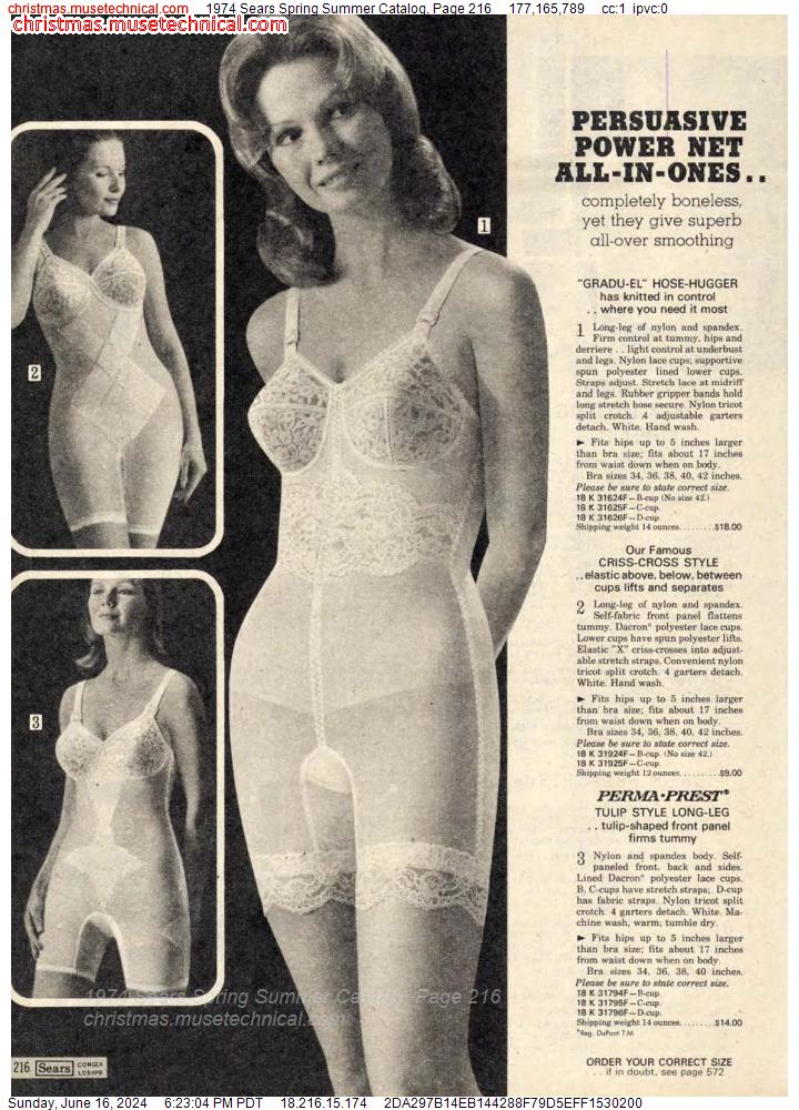 1974 Sears Spring Summer Catalog, Page 216