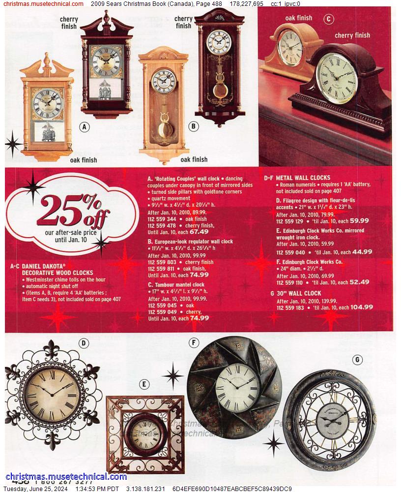 2009 Sears Christmas Book (Canada), Page 488
