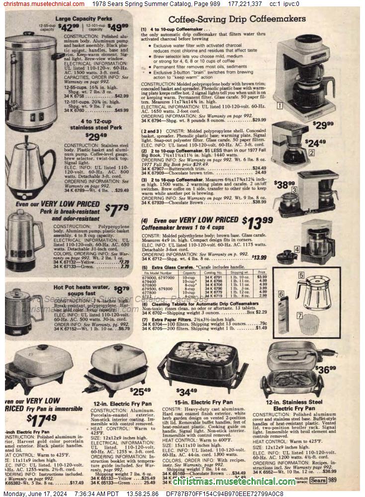 1978 Sears Spring Summer Catalog, Page 989