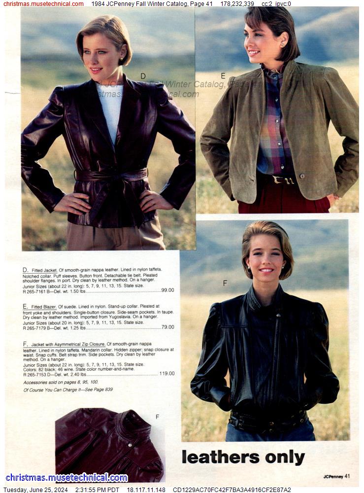 1984 JCPenney Fall Winter Catalog, Page 41