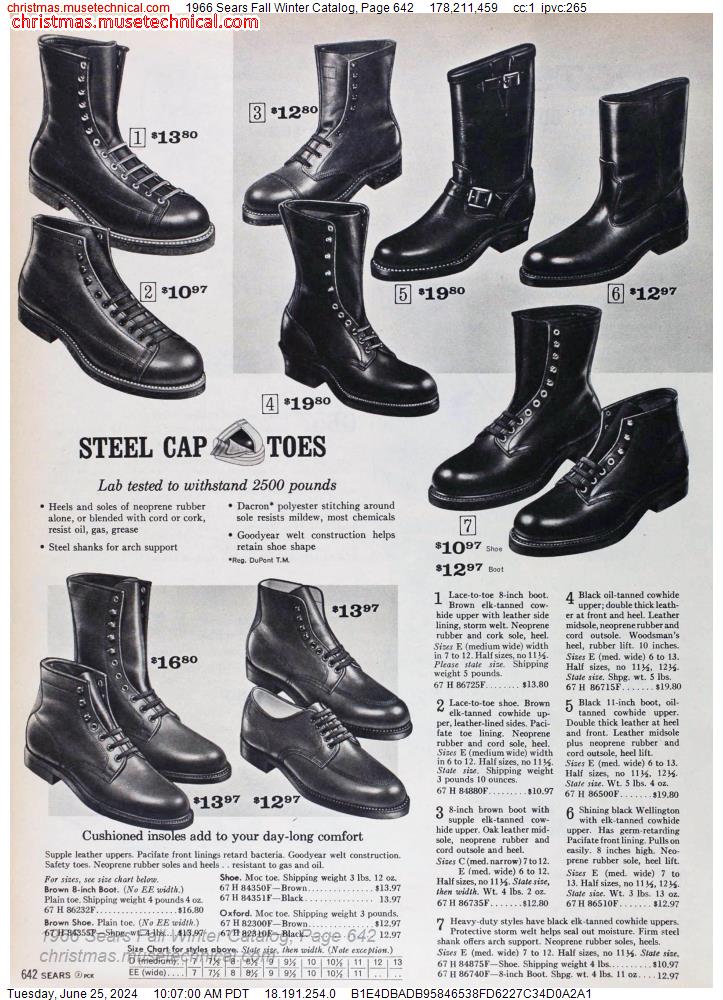 1966 Sears Fall Winter Catalog, Page 642