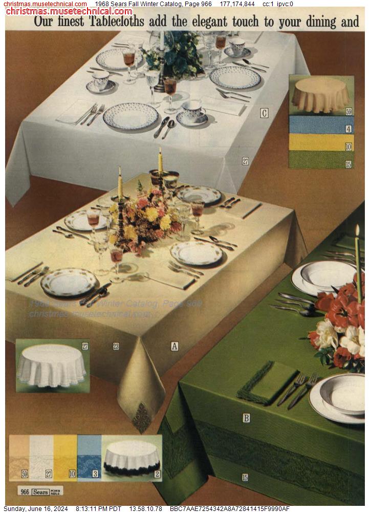 1968 Sears Fall Winter Catalog, Page 966
