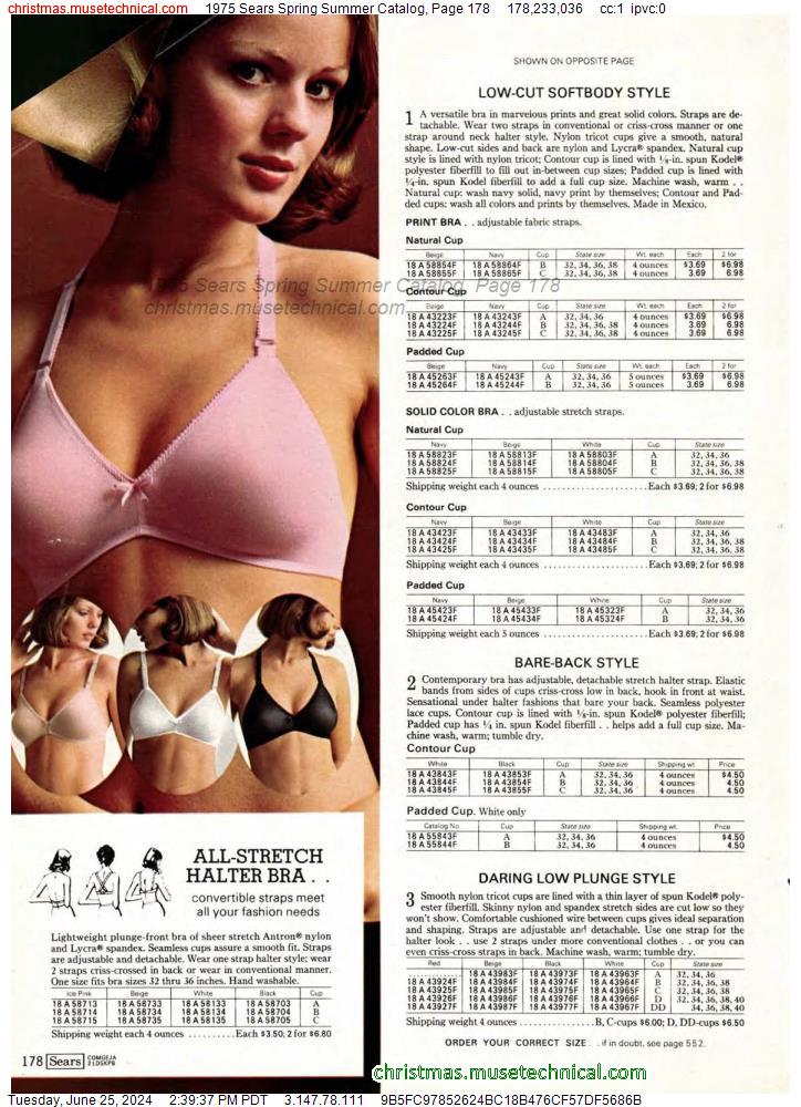 1975 Sears Spring Summer Catalog, Page 178