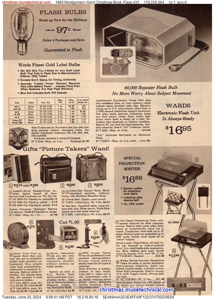 1965 Montgomery Ward Christmas Book, Page 433