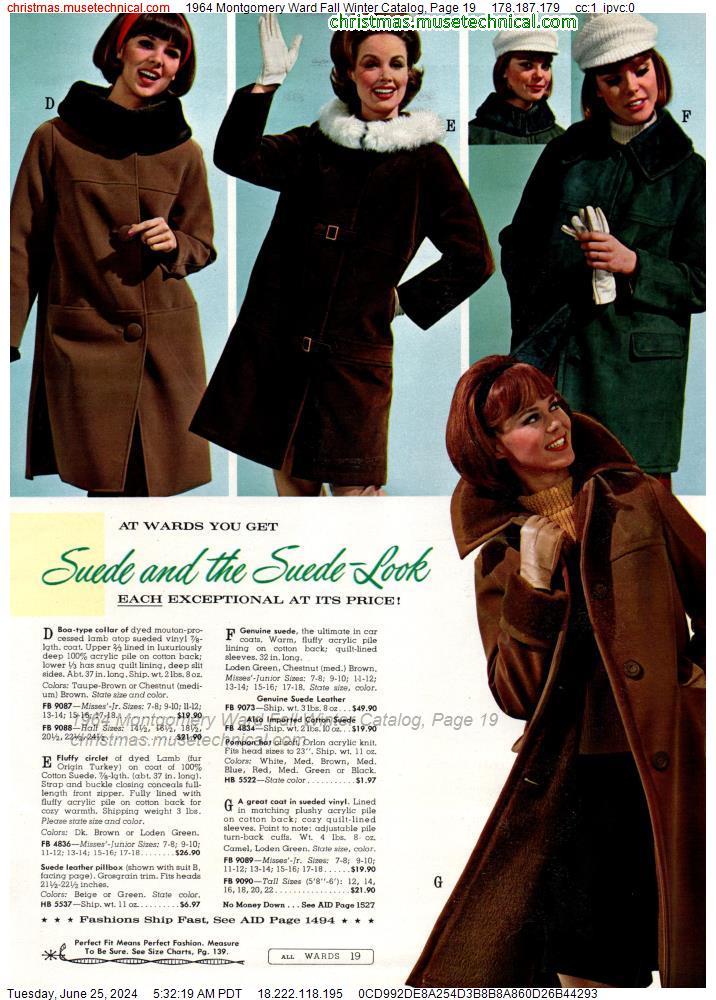 1964 Montgomery Ward Fall Winter Catalog, Page 19