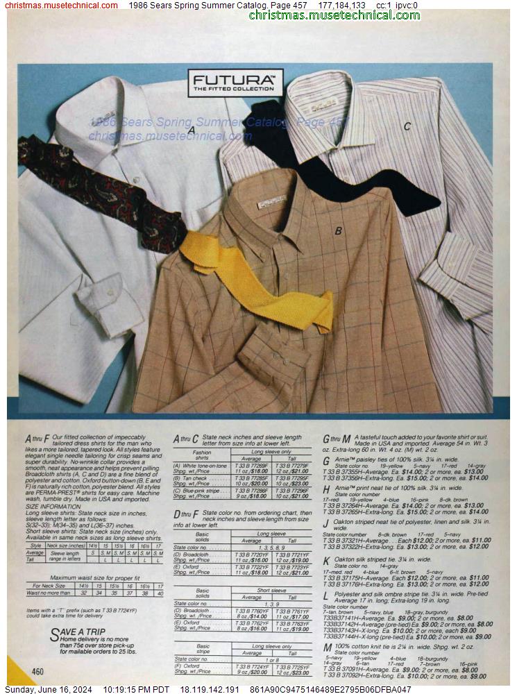 1986 Sears Spring Summer Catalog, Page 457
