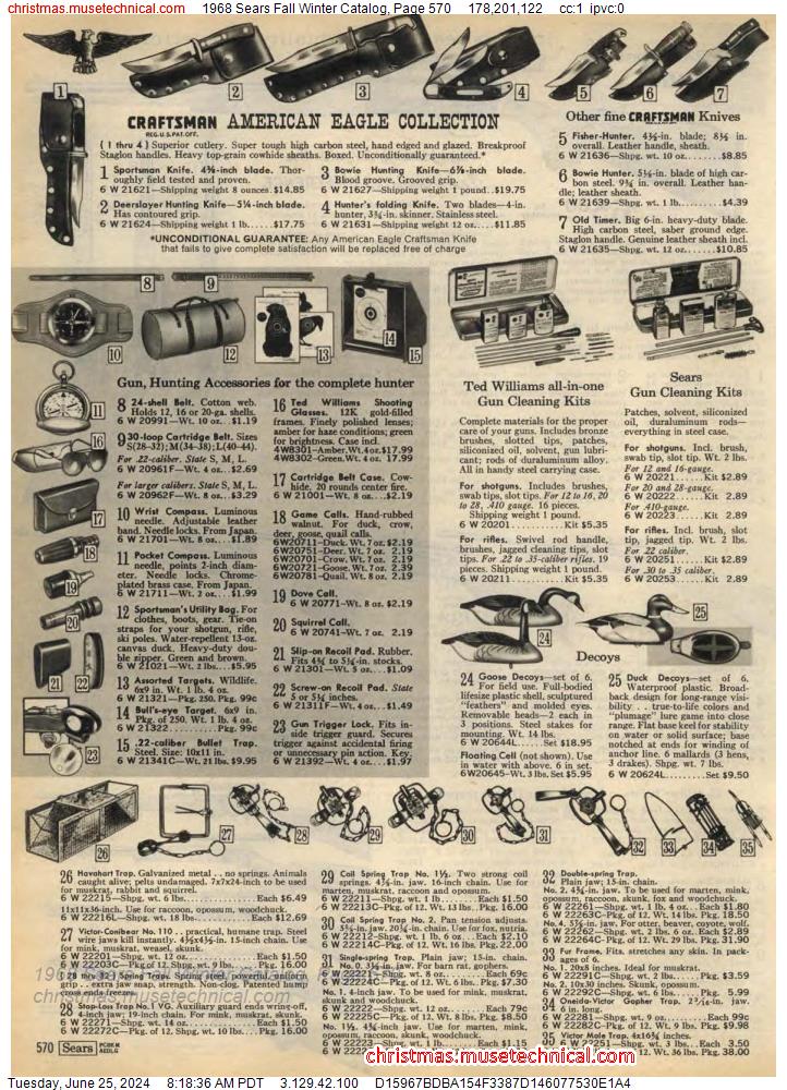 1968 Sears Fall Winter Catalog, Page 570