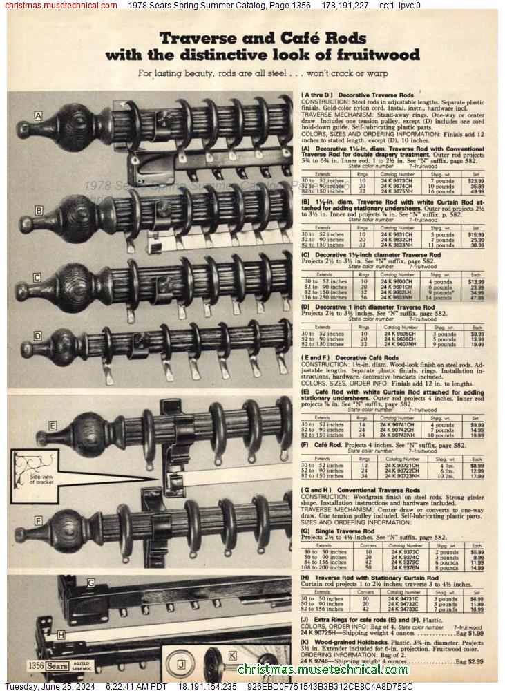 1978 Sears Spring Summer Catalog, Page 1356