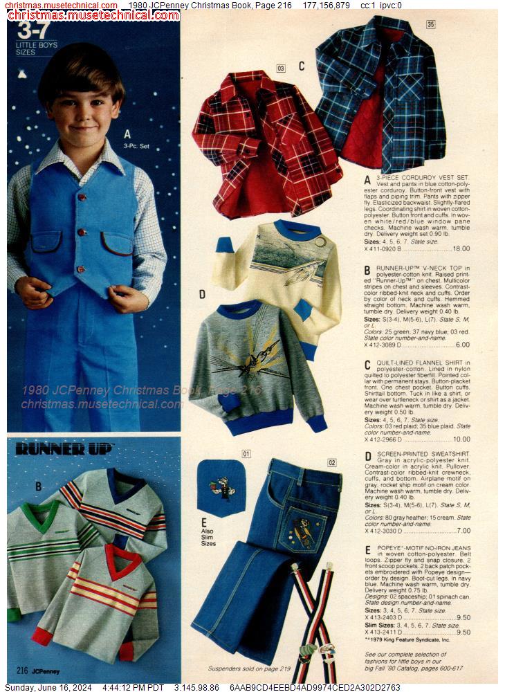 1980 JCPenney Christmas Book, Page 216