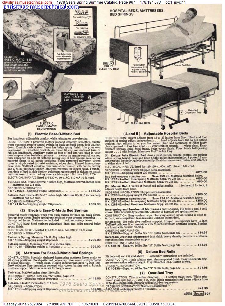 1978 Sears Spring Summer Catalog, Page 967