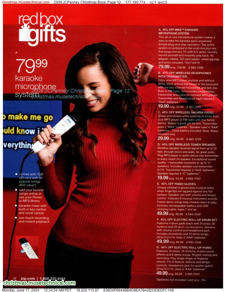2009 JCPenney Christmas Book, Page 12