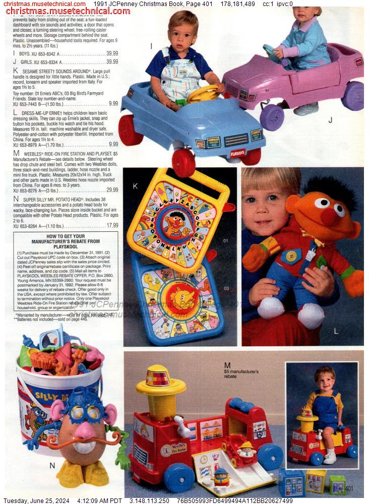 1991 JCPenney Christmas Book, Page 401