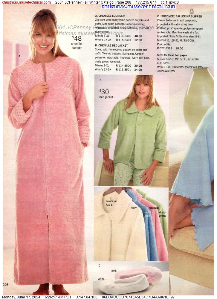 2004 JCPenney Fall Winter Catalog, Page 208