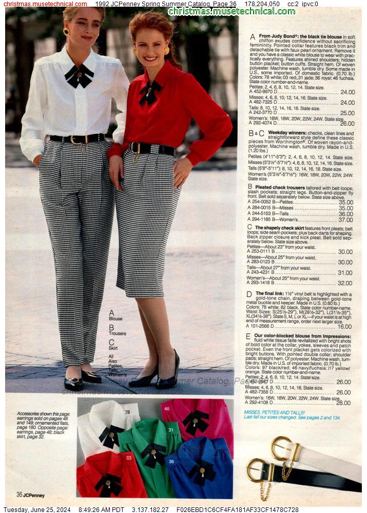 1992 JCPenney Spring Summer Catalog, Page 36