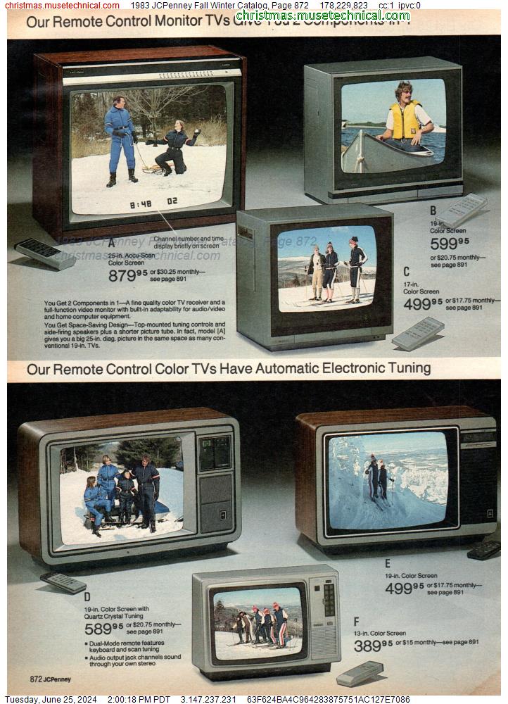 1983 JCPenney Fall Winter Catalog, Page 872