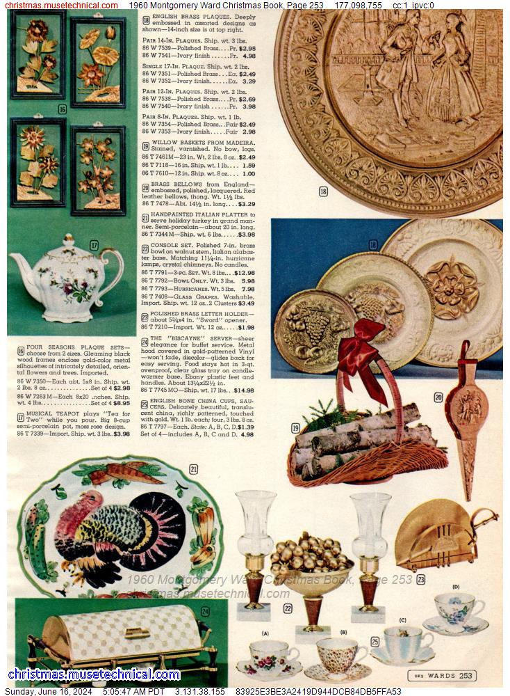 1960 Montgomery Ward Christmas Book, Page 253