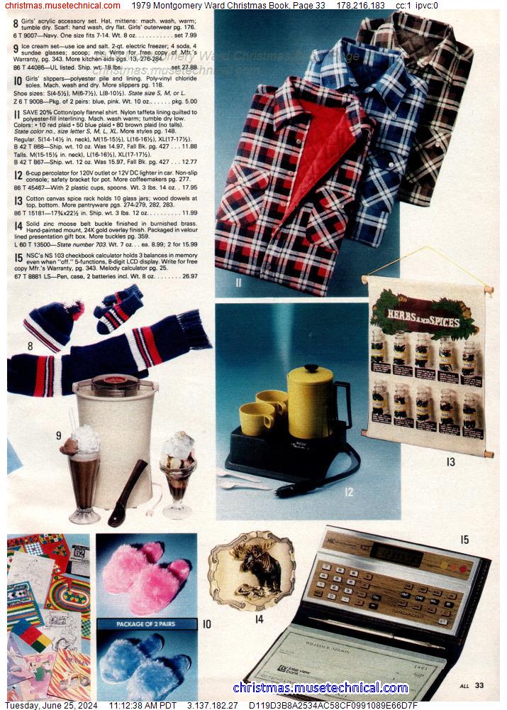 1979 Montgomery Ward Christmas Book, Page 33