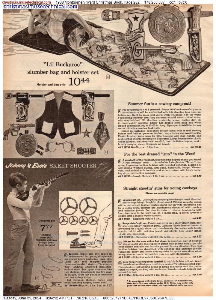 1968 Montgomery Ward Christmas Book, Page 282