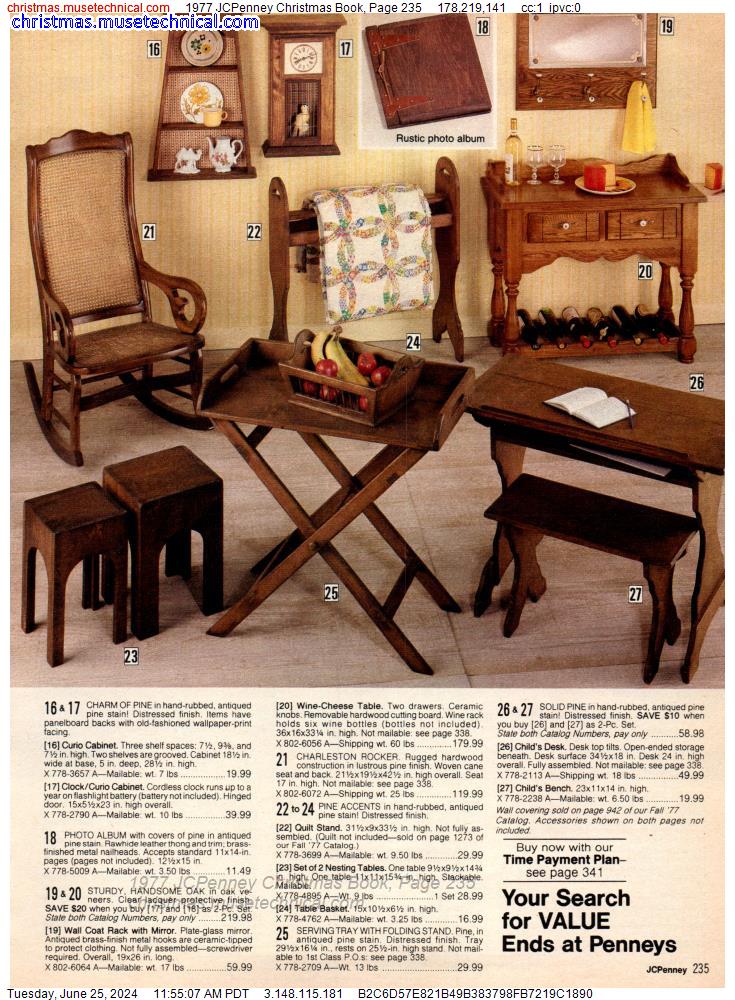 1977 JCPenney Christmas Book, Page 235