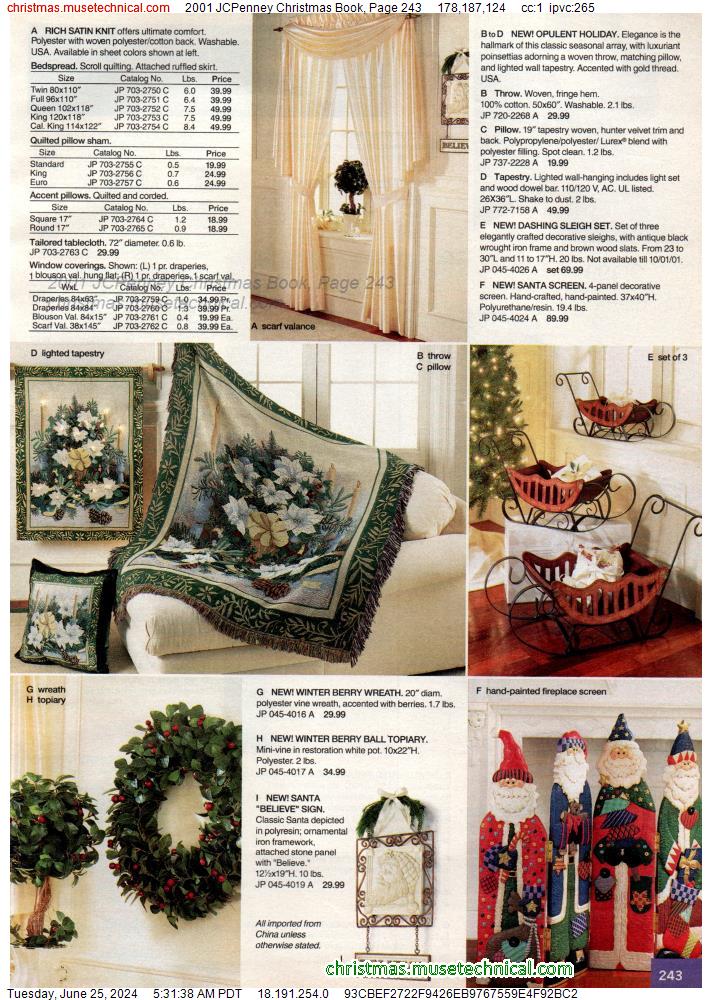 2001 JCPenney Christmas Book, Page 243